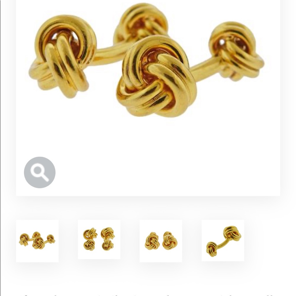 Tiffany & Co. Gold Cuff Links